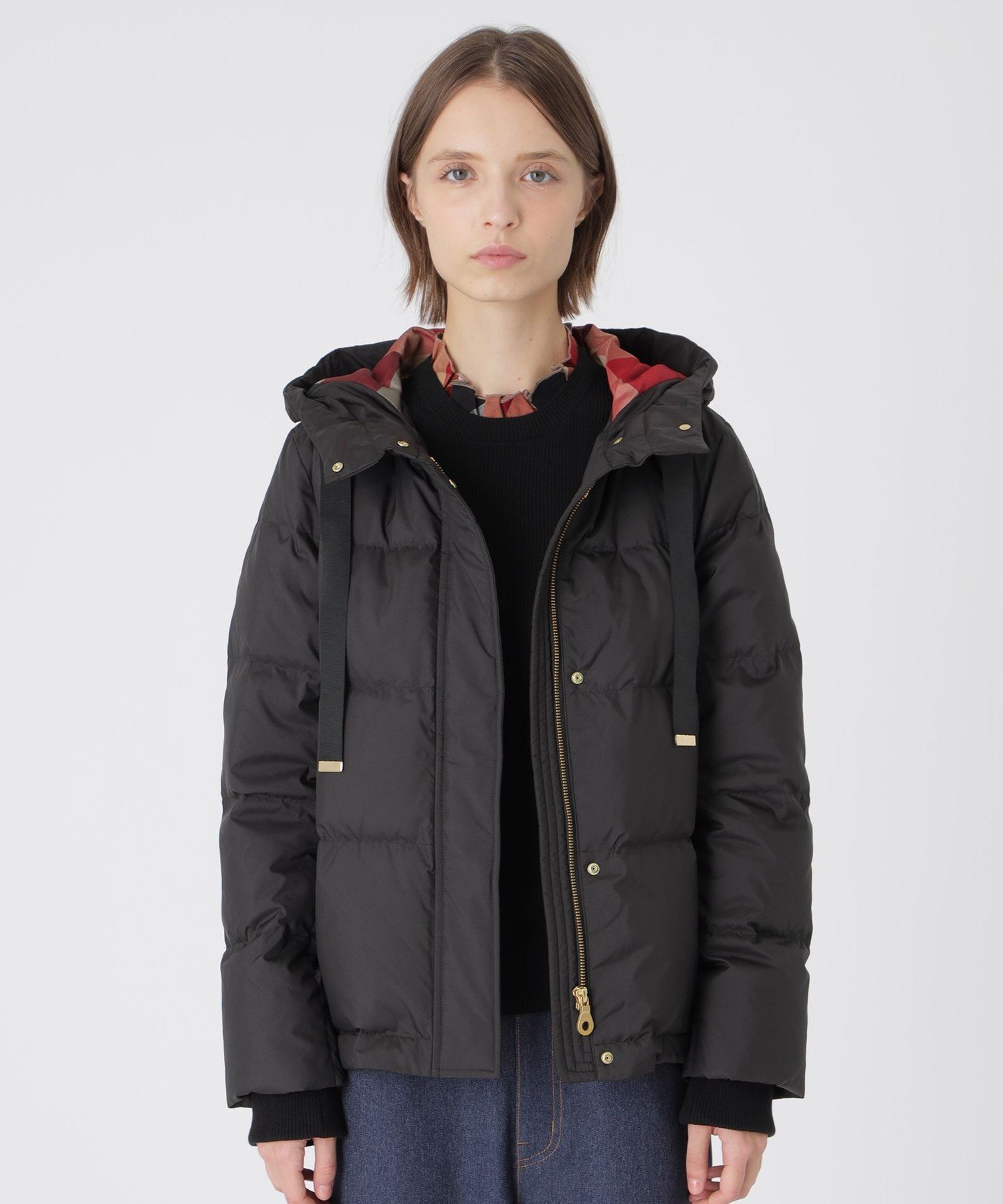 【ブルーレーベル クレストブリッジ/BLUE LABEL CRESTBRIDGE】の【一部店舗限定】タフタショートダウンコート インテリア・キッズ・メンズ・レディースファッション・服の通販 founy(ファニー) 　ファッション　Fashion　レディースファッション　Fashion for Women　アウター　Coat / Outerwear Collection　コート・ロングコート・ピーコート　Long Coats, Peacoats & More　ダウンジャケット・軽量ダウン　Warm & Lightweight Down Jackets　ダウン　Down, Puffer　エレガント 上品　Elegant　ブラック|ID: prp329100004823934 ipo3291000000035080326