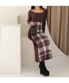 【リップサービス/LIP SERVICE】のLIP SERVICE/シェーディングチェックマーメイドワンピース 人気、トレンドファッション・服の通販 founy(ファニー) ファッション Fashion レディースファッション Fashion for Women ワンピース Dresses おすすめ Recommended / Our Picks アクリル Acrylic Material ショート Short, Short Length チェック Check, Plaid, Tartan トレンド Trend, Trending Now ベーシック Basic, Essential マーメイド Mermaid, Fishtail Silhouette 無地 Plain, Solid Color thumbnail ブラウン|ID: prp329100004823935 ipo3291000000035080342