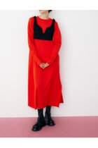 【ヘリンドットサイ/HeRIN.CYE】のBustier long dress 人気、トレンドファッション・服の通販 founy(ファニー) ファッション Fashion レディースファッション Fashion for Women トップス・カットソー Cut & Sew Tops ビスチェ Bustiers & Corset Tops / Layered Bustier Style ワンピース Dresses フォーマル・パーティードレス・結婚式用ドレス Elegant & Casual Dresses おすすめ Recommended / Our Picks スリット Slit, Slit Detail ビスチェ Bustier, Corset Top thumbnail RED|ID: prp329100004823936 ipo3291000000035080363