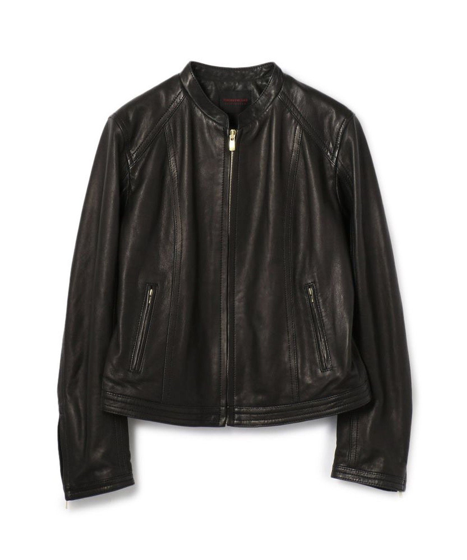 【トゥモローランド/TOMORROWLAND】のラムレザー ジップアップブルゾン インテリア・キッズ・メンズ・レディースファッション・服の通販 founy(ファニー) 　ファッション　Fashion　レディースファッション　Fashion for Women　アウター　Coat / Outerwear Collection　ブルゾンジャケット・スポーティアウター　Blouson Jackets　イタリア　Italy　コンパクト　Compact, Small Size　トレンド　Trend, Trending Now　ブルゾン　Blouson, Bomber Jacket　ベーシック　Basic, Essential　ワイド　Wide, Wide Fit　定番　Standard, Basic Item　19 ブラック|ID: prp329100004823940 ipo3291000000035080392