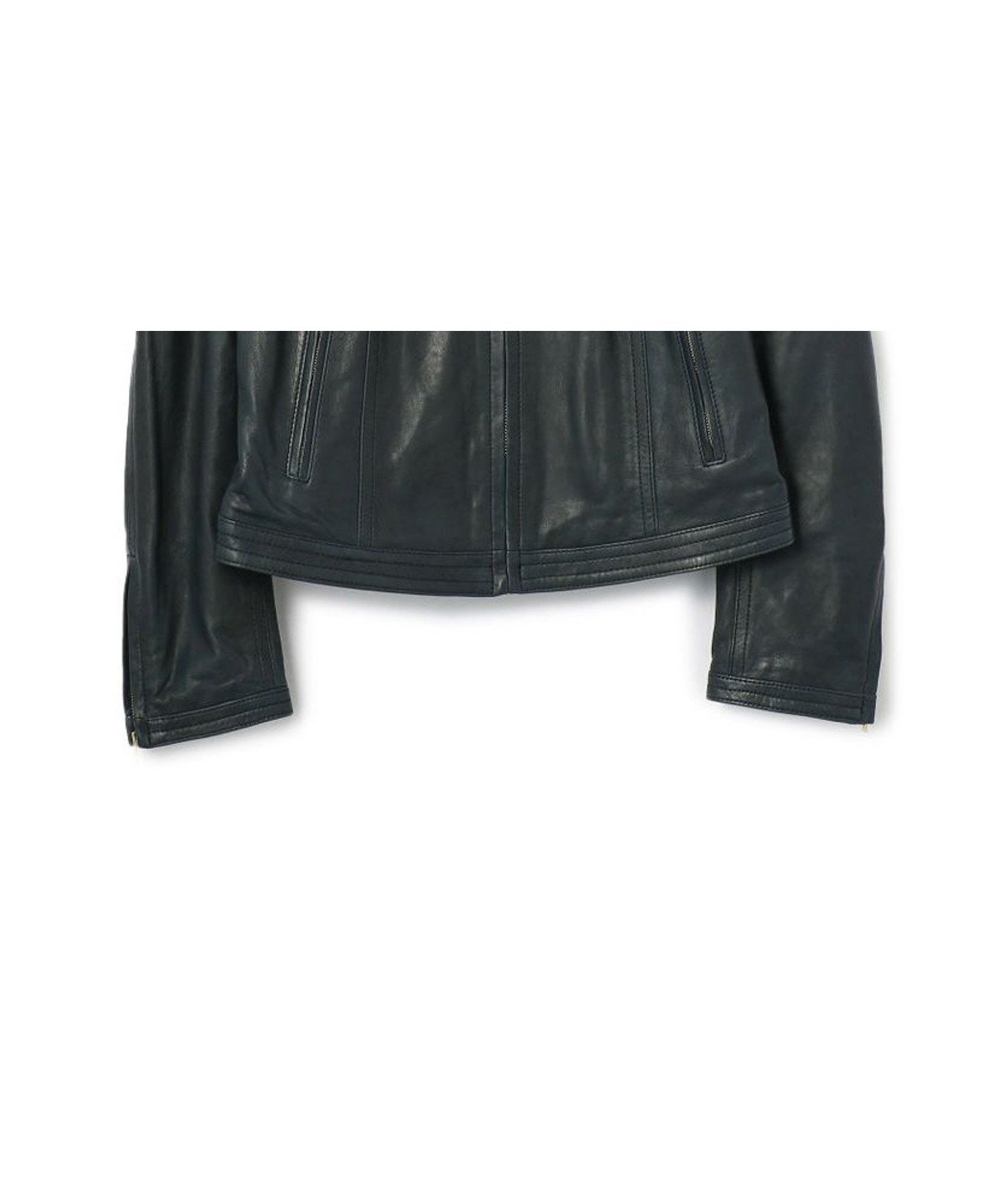 【トゥモローランド/TOMORROWLAND】のラムレザー ジップアップブルゾン インテリア・キッズ・メンズ・レディースファッション・服の通販 founy(ファニー) 　ファッション　Fashion　レディースファッション　Fashion for Women　アウター　Coat / Outerwear Collection　ブルゾンジャケット・スポーティアウター　Blouson Jackets　イタリア　Italy　コンパクト　Compact, Small Size　トレンド　Trend, Trending Now　ブルゾン　Blouson, Bomber Jacket　ベーシック　Basic, Essential　ワイド　Wide, Wide Fit　定番　Standard, Basic Item　69 ネイビー|ID: prp329100004823940 ipo3291000000035080394