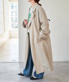 【スピック&スパン/Spick & Span】の《追加 》エアリーギャバジンコート 人気、トレンドファッション・服の通販 founy(ファニー) ファッション Fashion レディースファッション Fashion for Women アウター Coat / Outerwear Collection コート・ロングコート・ピーコート Long Coats, Peacoats & More thumbnail ベージュ|ID: prp329100004823945 ipo3291000000035080491