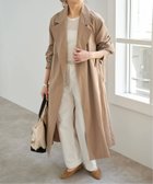 【スピック&スパン/Spick & Span】の《追加 》エアリーギャバジンコート 人気、トレンドファッション・服の通販 founy(ファニー) ファッション Fashion レディースファッション Fashion for Women アウター Coat / Outerwear Collection コート・ロングコート・ピーコート Long Coats, Peacoats & More thumbnail キャメル|ID: prp329100004823945 ipo3291000000035080492