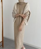 【ミニミニストア/miniministore】のタートルネックニットワンピース 韓国風 ベージュ|ID: prp329100004823946 ipo3291000000035080507