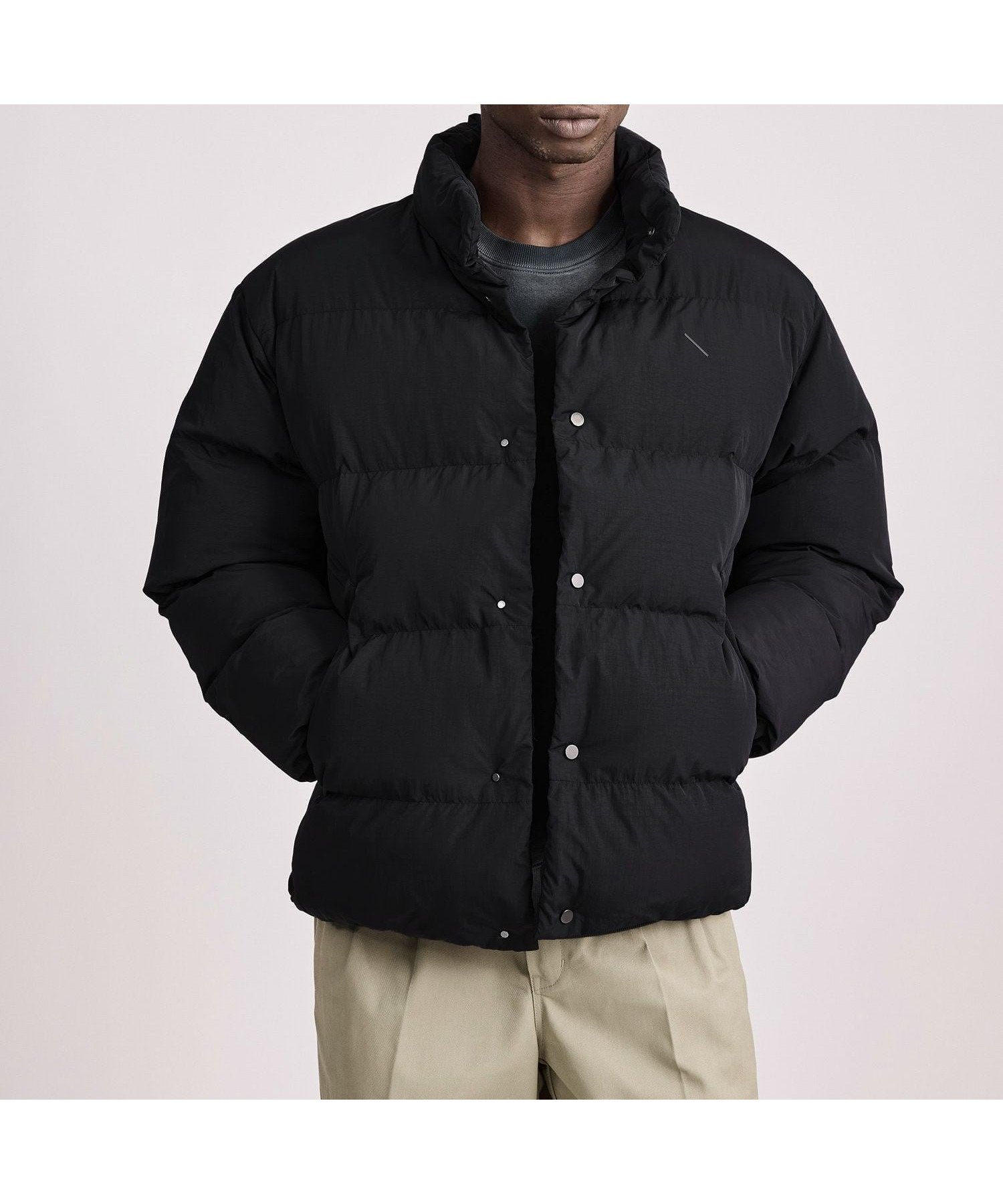 【サタデイズ ニューヨークシティ/SATURDAYS NYC】のEnomoto Puffer Jacket インテリア・キッズ・メンズ・レディースファッション・服の通販 founy(ファニー) 　ファッション　Fashion　レディースファッション　Fashion for Women　アウター　Coat / Outerwear Collection　レディースジャケット・軽アウター　Jackets　シンプル　Simple, Minimal　フィット　Fit, Slim Fit　ブルゾン　Blouson, Bomber Jacket　リラックス　Relax, Relaxed Fit　ブラック(01)|ID: prp329100004823950 ipo3291000000035080536