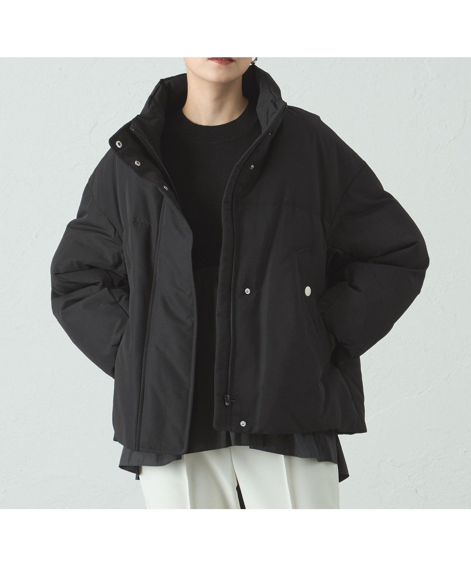 【キャスト/CAST】のミドルダウンコート インテリア・キッズ・メンズ・レディースファッション・服の通販 founy(ファニー) 　ファッション　Fashion　レディースファッション　Fashion for Women　アウター　Coat / Outerwear Collection　コート・ロングコート・ピーコート　Long Coats, Peacoats & More　ダウンジャケット・軽量ダウン　Warm & Lightweight Down Jackets　ジャケット　Jacket, Outerwear　スタンド　Stand Collar, Upright Stand　ダウン　Down, Puffer　防寒　Cold Protection, Winter-Ready　ロング　Long, Long-Length　ワイド　Wide, Wide Fit　冬　Winter / This Winter　A/W・秋冬　Autumn/Winter　おすすめ　Recommended / Our Picks　ブラック|ID: prp329100004823952 ipo3291000000035080568