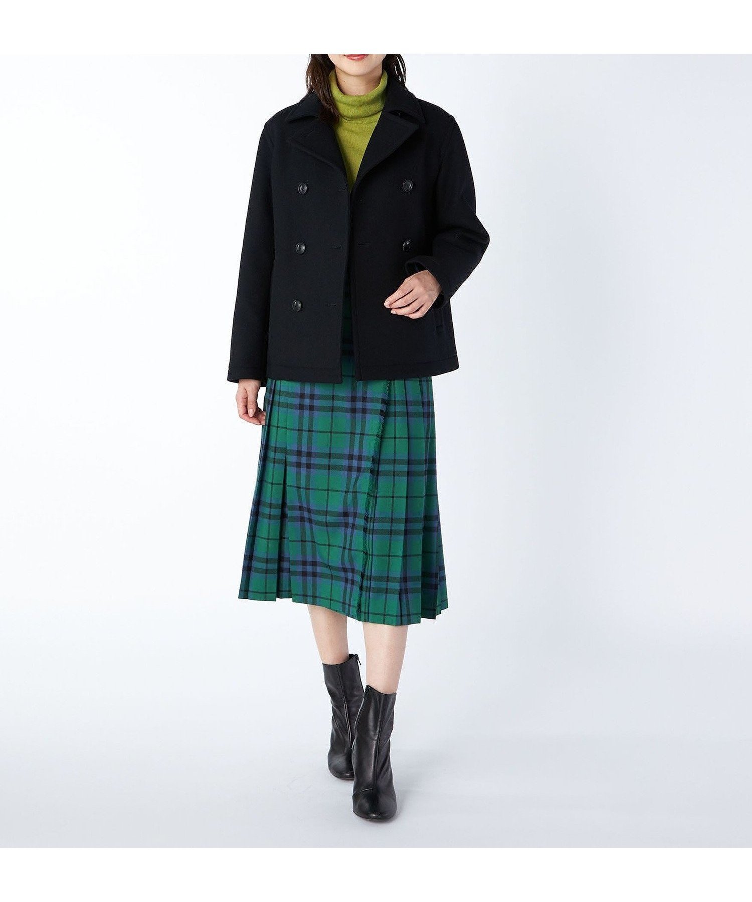 【キース/KEITH】のウールメルトンコート インテリア・キッズ・メンズ・レディースファッション・服の通販 founy(ファニー) 　ファッション　Fashion　レディースファッション　Fashion for Women　アウター　Coat / Outerwear Collection　コート・ロングコート・ピーコート　Long Coats, Peacoats & More　ダブル　Double, Double-Breasted　バランス　Balance, Style Balance　フェルト　Felt, Felt Fabric　フロント　Front, Front Design　ボトム　Bottoms, Lower Wear　メルトン　Melton, Heavy Wool　A/W・秋冬　Autumn/Winter　ブラック|ID: prp329100004823955 ipo3291000000035080610