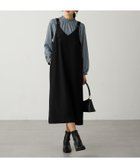 【プチ オンフルール/Petit Honfleur】のバックルジャンスカ 人気、トレンドファッション・服の通販 founy(ファニー) ファッション Fashion レディースファッション Fashion for Women バッグ Bags インナー Innerwear ショルダー Shoulder, Shoulder Strap ストレート Straight, Straight Cut エレガント 上品 Elegant thumbnail ブラック|ID: prp329100004823966 ipo3291000000035080769