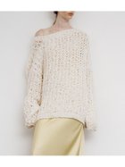 【ミースロエ/MIESROHE】のローゲージハンド畦ニット WHT[001]|ID: prp329100004823973 ipo3291000000035080850