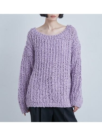 【ミースロエ/MIESROHE】のローゲージハンド畦ニット インテリア・キッズ・メンズ・レディースファッション・服の通販 founy(ファニー) 　雑誌掲載アイテム　Magazine Picks & Fashion Features　ファッション雑誌　Fashion Magazines　クラッシィ　CLASSY.　ファッション　Fashion　レディースファッション　Fashion for Women　トップス・カットソー　Cut & Sew Tops　ニット　Knit Tops & Sweaters　2月号　February Issue, Feb. Edition　スマート　Smart, Elegant　ハンド　Hand, Handmade　手編み　Hand-Knitted, Handmade Knit　畦　Ribbed Knit　雑誌　Magazine, Fashion Magazine　LAV[071]|ID: prp329100004823973 ipo3291000000035080852