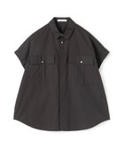 【トゥモローランド/TOMORROWLAND】のコンパクトポプリン フレンチスリーブシャツ 人気、トレンドファッション・服の通販 founy(ファニー) ファッション Fashion レディースファッション Fashion for Women トップス・カットソー Cut & Sew Tops シャツ・ブラウス・オフィスカジュアル Elegant Blouses & Button-Ups コンパクト Compact, Small Size ストライプ Stripe, Striped Pattern ビッグ Big, Oversized フラップ Flap, Flap Pocket ポケット Pocket, Pocket Detail メンズ Men's, Menswear thumbnail 19 ブラック|ID: prp329100004823993 ipo3291000000035081085