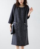 【ラジュール/Lajour】のサマーツイードワンピース 人気、トレンドファッション・服の通販 founy(ファニー) ファッション Fashion レディースファッション Fashion for Women ワンピース Dresses アクセサリー Fashion Accessories オケージョン Occasion Wear クラシカル Classical, Vintage-Inspired サマー Summer, Summer Style ツイード Twill, Twill Weave パール Pearl, Pearl Accent フロント Front, Front Design ポケット Pocket, Pocket Detail ミックス Mix, Mixed Style モチーフ Motif, Design Theme thumbnail ネイビー|ID: prp329100004823995 ipo3291000000035081133