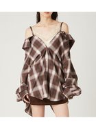 【フレイ アイディー/FRAY I.D】のオンブレラメチェックアシメシャツ 人気、トレンドファッション・服の通販 founy(ファニー) ファッション Fashion レディースファッション Fashion for Women トップス・カットソー Cut & Sew Tops シャツ・ブラウス・オフィスカジュアル Elegant Blouses & Button-Ups グラデーション Gradient, Ombre 今季 This Season, Current Season ショルダー Shoulder, Shoulder Strap シルバー Silver, Metallic Silver スマート Smart, Elegant チェック Check, Plaid, Tartan トレンド Trend, Trending Now バランス Balance, Style Balance ラップ Wrap, Wrap Design リボン Ribbon, Bow おすすめ Recommended / Our Picks thumbnail BRW[058]|ID: prp329100004824003 ipo3291000000035081235