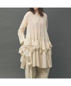 【カレンソロジー/Curensology】の【先行 】ランダムフリルアキハボイルブラウス 人気、トレンドファッション・服の通販 founy(ファニー) ファッション Fashion レディースファッション Fashion for Women トップス・カットソー Cut & Sew Tops シャツ・ブラウス・オフィスカジュアル Elegant Blouses & Button-Ups エレガント 上品 Elegant ショート Short, Short Length ストライプ Stripe, Striped Pattern チュニック Tunic, Long Top バランス Balance, Style Balance フリル Frill, Ruffle ランダム Random, Irregular ロング Long, Long-Length thumbnail アイボリー|ID: prp329100004824006 ipo3291000000035081268