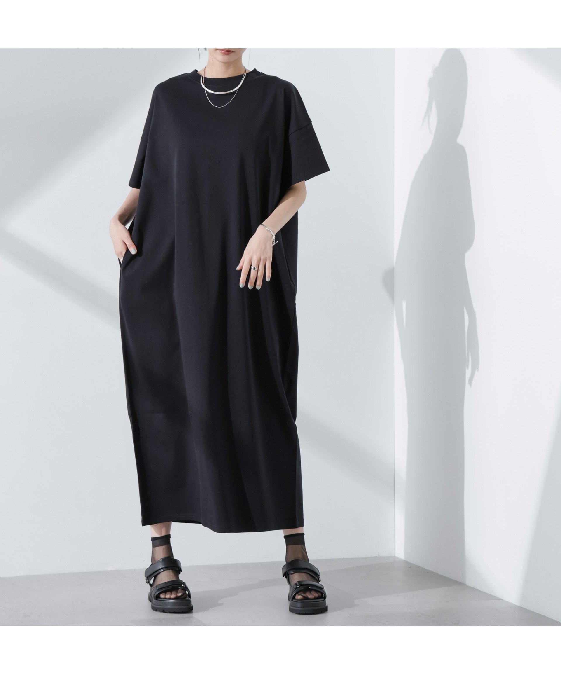 【ナノ ユニバース/nano universe】のAnti Smellスムースシルケットワイドワンピース インテリア・キッズ・メンズ・レディースファッション・服の通販 founy(ファニー) ファッション Fashion レディースファッション Fashion for Women ワンピース Dresses 厚底 Platform Shoes 春 Spring カーディガン Cardigan, Knitwear コンパクト Compact, Small Size 抗菌 Antibacterial, Bacteria-Resistant サンダル Sandals, Summer Shoes ボトム Bottoms, Lower Wear リラックス Relax, Relaxed Fit ワイド Wide, Wide Fit おすすめ Recommended / Our Picks 夏 Summer 2025年 2025 2025春夏・S/S Spring/Summer 2025 SS25 ブラック|ID: prp329100004824008 ipo3291000000035081298