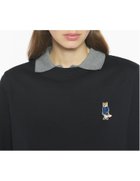 【メゾン キツネ/MAISON KITSUNE】のMaison Kitsune/DRESSED FOX COMFORT TEE-SHIRT 人気、トレンドファッション・服の通販 founy(ファニー) ファッション Fashion レディースファッション Fashion for Women トップス・カットソー Cut & Sew Tops シャツ・ブラウス・オフィスカジュアル Elegant Blouses & Button-Ups ワンピース Dresses フォーマル・パーティードレス・結婚式用ドレス Elegant & Casual Dresses 冬 Winter / This Winter パッチ Patch, Appliqué フレンチ French, French Style エレガント 上品 Elegant 半袖 Short Sleeve, Half Sleeve A/W・秋冬 Autumn/Winter thumbnail BLACK|ID: prp329100004824015 ipo3291000000035081364