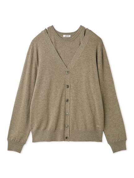 【フレイ アイディー/FRAY I.D】のウォッシャブルカシミヤシルクニットアンサンブル/ウォッシャブル インテリア・キッズ・メンズ・レディースファッション・服の通販 founy(ファニー) 　ファッション　Fashion　レディースファッション　Fashion for Women　トップス・カットソー　Cut & Sew Tops　ニット　Knit Tops & Sweaters　アンサンブルニット　Knit Ensembles & Twin Sets　アンサンブル　Ensemble Set　ウォッシャブル　Machine Washable　カシュクール　Wrap Design　カーディガン　Cardigan, Knitwear　ショート　Short, Short Length　シルク　Silk, 100% Silk　スマート　Smart, Elegant　セットアップ　Set-Up, Coordinated Outfit　バランス　Balance, Style Balance　フェミニン　Feminine, Girly　マフラー　Scarf, Muffler　ロング　Long, Long-Length　おすすめ　Recommended / Our Picks　エレガント 上品　Elegant　MOC[056]|ID: prp329100004824024 ipo3291000000035081423