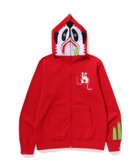【ア ベイシング エイプ/A BATHING APE】のPANDA FULL ZIP HOODIE 人気、トレンドファッション・服の通販 founy(ファニー) ファッション Fashion レディースファッション Fashion for Women ジップ Zip, Zipper フィット Fit, Slim Fit モチーフ Motif, Design Theme レギュラー Regular, Standard Fit thumbnail RED|ID: prp329100004824039 ipo3291000000035081598