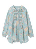 【ピンクハウス/PINK HOUSE】の幸見うさぎプリントフードブラウス 人気、トレンドファッション・服の通販 founy(ファニー) ファッション Fashion レディースファッション Fashion for Women トップス・カットソー Cut & Sew Tops シャツ・ブラウス・オフィスカジュアル Elegant Blouses & Button-Ups 春 Spring フリル Frill, Ruffle フロント Front, Front Design プリント Print, Printed Pattern モチーフ Motif, Design Theme thumbnail ソライロ|ID: prp329100004824040 ipo3291000000035081615