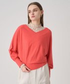 【アナイ/ANAYI】のリブウエストドルマン プルオーバー 人気、トレンドファッション・服の通販 founy(ファニー) ファッション Fashion レディースファッション Fashion for Women トップス・カットソー Cut & Sew Tops カジュアルプルオーバー・ニットトップス Pullovers & Knit Tops / Casual Pullovers イタリア Italy ストレッチ Stretch, Stretchy Fabric ストレート Straight, Straight Cut スマート Smart, Elegant パターン Pattern, Design Print ラウンド Round, Round Neck ワイド Wide, Wide Fit A/W・秋冬 Autumn/Winter 再入荷 Restock / Back in Stock thumbnail red|ID: prp329100004824043 ipo3291000000035081637