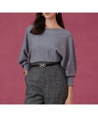 【アナイ/ANAYI】のリブウエストドルマン プルオーバー 人気、トレンドファッション・服の通販 founy(ファニー) ファッション Fashion レディースファッション Fashion for Women トップス・カットソー Cut & Sew Tops カジュアルプルオーバー・ニットトップス Pullovers & Knit Tops / Casual Pullovers イタリア Italy ストレッチ Stretch, Stretchy Fabric ストレート Straight, Straight Cut スマート Smart, Elegant パターン Pattern, Design Print ラウンド Round, Round Neck ワイド Wide, Wide Fit A/W・秋冬 Autumn/Winter 再入荷 Restock / Back in Stock thumbnail grey|ID: prp329100004824043 ipo3291000000035081639