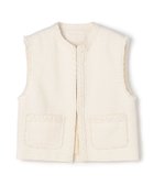 【トゥモローランド/TOMORROWLAND】のコットンスラブツイード ショートジレ 人気、トレンドファッション・服の通販 founy(ファニー) ファッション Fashion レディースファッション Fashion for Women アウター Coat / Outerwear Collection トップス・カットソー Cut & Sew Tops ベスト&ジレ / 重ね着スタイル Vests & Gilets オケージョン Occasion Wear コンパクト Compact, Small Size ツイード Twill, Twill Weave ハンド Hand, Handmade ブレード Braid, Decorative Trim ボトム Bottoms, Lower Wear ビジネス 仕事 通勤 Business / Work / Commuting 手編み Hand-Knitted, Handmade Knit thumbnail 11 ホワイト|ID: prp329100004824048 ipo3291000000035081705