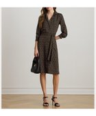 【ラルフローレン/RALPH LAUREN】のチェーンプリント クレープ シャツドレス 001ブラック|ID: prp329100004824050 ipo3291000000035170579