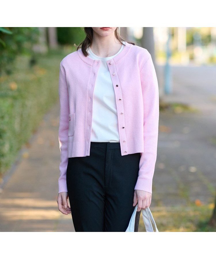 【ドレステリア/DRESSTERIOR】の【洗える】ウォッシャブルコットンカシミヤ混カーディガン インテリア・キッズ・メンズ・レディースファッション・服の通販 founy(ファニー) 　ファッション　Fashion　レディースファッション　Fashion for Women　トップス・カットソー　Cut & Sew Tops　カーディガン・羽織り　Layered Style Cardigans　2025年　2025　2025春夏・S/S　Spring/Summer 2025 SS25　カーディガン　Cardigan, Knitwear　スマート　Smart, Elegant　ベーシック　Basic, Essential　ポケット　Pocket, Pocket Detail　ワイド　Wide, Wide Fit　人気　Popular, Best Seller　夏　Summer　春　Spring　S/S・春夏　SS, Spring/Summer, Warm Season　洗える　Machine Washable　羽織　Haori, Light Jacket　ライトピンク|ID: prp329100004824063 ipo3291000000035081854