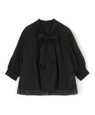 【トゥモローランド/TOMORROWLAND】のスムースラミー バイヤスボウタイブラウス 人気、トレンドファッション・服の通販 founy(ファニー) ファッション Fashion レディースファッション Fashion for Women トップス・カットソー Cut & Sew Tops シャツ・ブラウス・オフィスカジュアル Elegant Blouses & Button-Ups エレガント 上品 Elegant 春 Spring ギャザー Gathered, Ruffled ネップ Nepp, Slub Yarn バランス Balance, Style Balance フォルム Silhouette, Form フロント Front, Front Design リボン Ribbon, Bow S/S・春夏 SS, Spring/Summer, Warm Season 夏 Summer ビジネス 仕事 通勤 Business / Work / Commuting thumbnail 19 ブラック|ID: prp329100004824064 ipo3291000000035081863