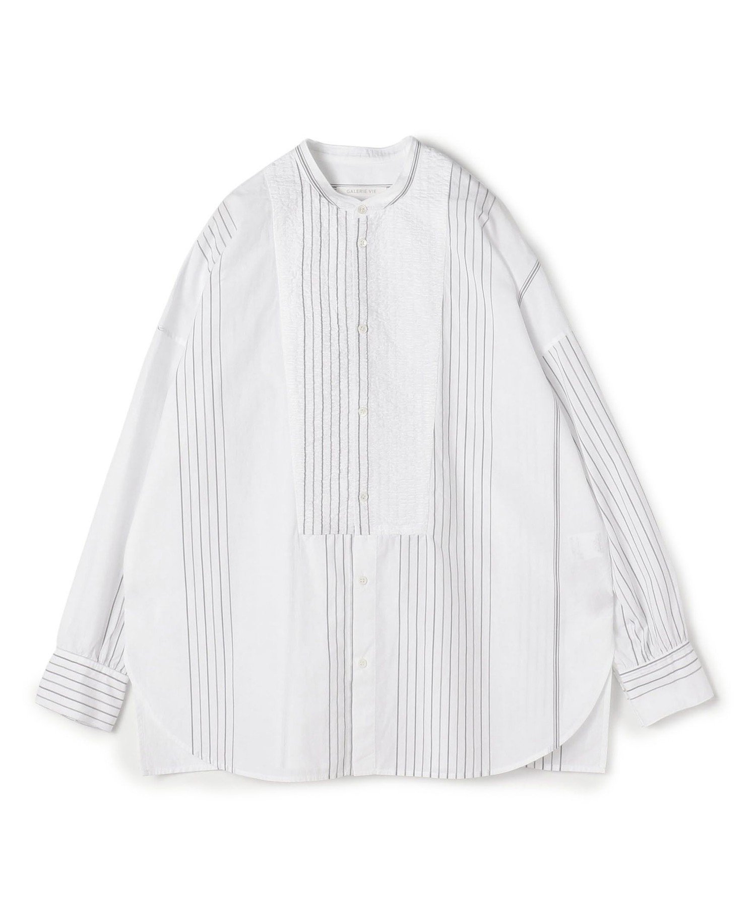 【トゥモローランド/TOMORROWLAND】のコットンサッカー シャーリングブザムシャツ インテリア・キッズ・メンズ・レディースファッション・服の通販 founy(ファニー) 　ファッション　Fashion　レディースファッション　Fashion for Women　トップス・カットソー　Cut & Sew Tops　シャツ・ブラウス・オフィスカジュアル　Elegant Blouses & Button-Ups　おすすめ　Recommended / Our Picks　サッカー　Seersucker, Summer Fabric　シャーリング　Shirring, Ruched　タンク　Tank Top, Sleeveless Top　フロント　Front, Front Design　ベスト　Vest, Waistcoat　リラックス　Relax, Relaxed Fit　14 ホワイト系|ID: prp329100004824067 ipo3291000000035081880