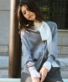 【アンタイトル/UNTITLED】の【アンサンブル可/洗える/Vネック】ウールシルクカーディガン グレー|ID: prp329100004824068 ipo3291000000035081887