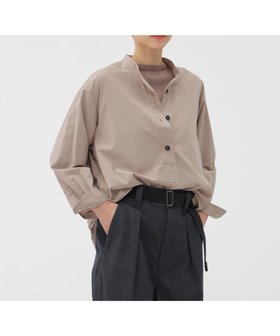 【マーガレットハウエル/MARGARET HOWELL】のFLUID COTTON POPLIN SHIRT 人気、トレンドファッション・服の通販 founy(ファニー) ファッション Fashion レディースファッション Fashion for Women トップス・カットソー Cut & Sew Tops シャツ・ブラウス・オフィスカジュアル Elegant Blouses & Button-Ups ドレープ Drape, Draping Fabric ブルゾン Blouson, Bomber Jacket ロング Long, Long-Length |ID:prp329100004824071