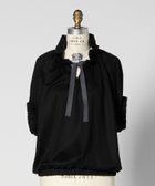 【ドゥロワー/DRAWER】のM.SUMMER2 ギャザーカラーカットソーブラウス 人気、トレンドファッション・服の通販 founy(ファニー) ファッション Fashion レディースファッション Fashion for Women トップス・カットソー Cut & Sew Tops シャツ・ブラウス・オフィスカジュアル Elegant Blouses & Button-Ups カットソー・ベーシックTシャツ Cut-and-Sewn Tops / Stretch Tees & Basics なめらか Smooth, Silky Texture カットソー Cut and Sewn Top ギャザー Gathered, Ruffled リボン Ribbon, Bow エレガント 上品 Elegant 夏 Summer thumbnail BLACK|ID: prp329100004824093 ipo3291000000035082112