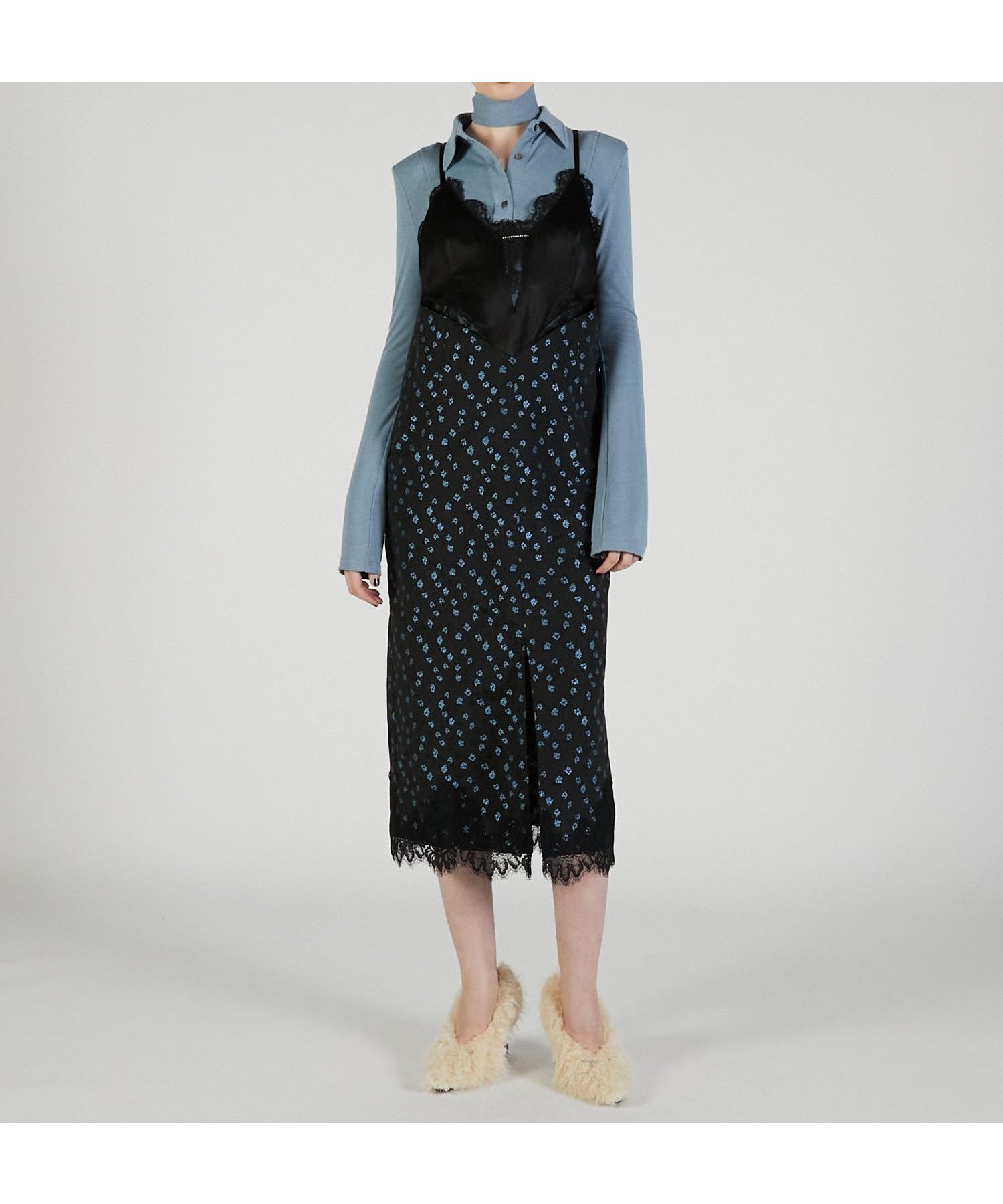 【プランク プロジェクト/PRANK PROJECT】のレースレイヤードキャミワンピース インテリア・キッズ・メンズ・レディースファッション・服の通販 founy(ファニー) ファッション Fashion レディースファッション Fashion for Women ワンピース Dresses キャミソールワンピース Camisole Dresses おすすめ Recommended / Our Picks インナー Innerwear キャミソール Camisole, Spaghetti Strap Top サンダル Sandals, Summer Shoes ストライプ Stripe, Striped Pattern ソックス Socks, Hosiery トリミング Trimming, Decorative Edge ドレス Dress, One-Piece レース Lace, Lace Fabric MLT1|ID: prp329100004824097 ipo3291000000035082139