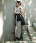 【ノーブル / スピック&スパン/NOBLE / Spick & Span】の【NOBLE*L AUBE BLANC】ミラノリブジャージワンピース 人気、トレンドファッション・服の通販 founy(ファニー) ファッション Fashion レディースファッション Fashion for Women ワンピース Dresses インナー Innerwear エレガント 上品 Elegant シェイプ Shape, Slim Fit ジュエリー Jewelry, Accessories スペシャル Special, Limited Edition バランス Balance, Style Balance フィット Fit, Slim Fit リラックス Relax, Relaxed Fit thumbnail グレーA|ID: prp329100004824102 ipo3291000000035082200