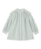 【トゥモローランド/TOMORROWLAND】のトラックストライプ ヨークスリーブブラウス 人気、トレンドファッション・服の通販 founy(ファニー) ファッション Fashion レディースファッション Fashion for Women トップス・カットソー Cut & Sew Tops シャツ・ブラウス・オフィスカジュアル Elegant Blouses & Button-Ups インナー Innerwear ギャザー Gathered, Ruffled シルク Silk, 100% Silk シンプル Simple, Minimal ジャケット Jacket, Outerwear ストライプ Stripe, Striped Pattern とろみ Fluid, Flowy Fabric タオル Towel, Bath Towel プリント Print, Printed Pattern ビジネス 仕事 通勤 Business / Work / Commuting thumbnail 54 グリーン系|ID: prp329100004824103 ipo3291000000035082203