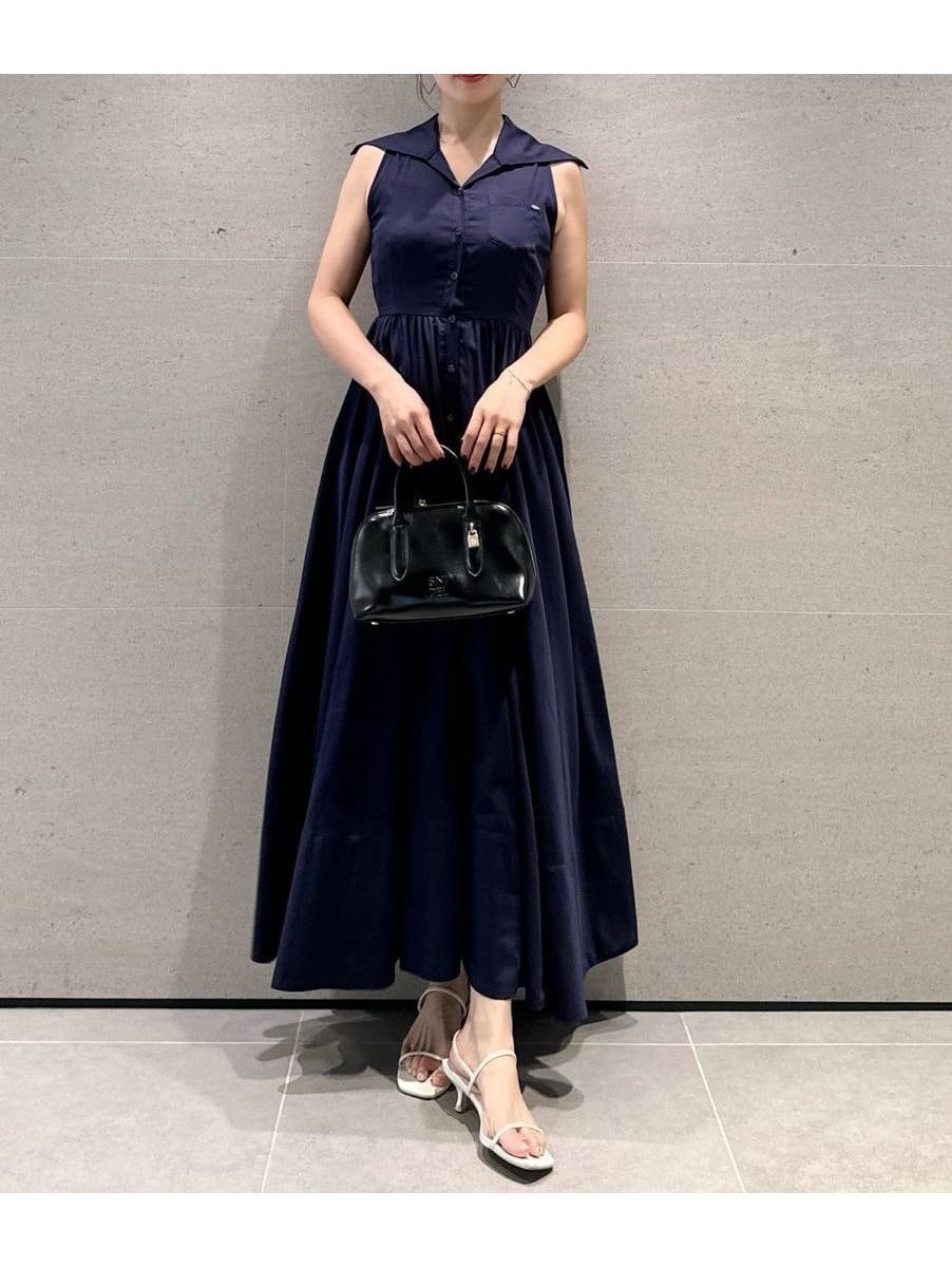 【スナイデル/SNIDEL】のアメスリシャツワンピース インテリア・キッズ・メンズ・レディースファッション・服の通販 founy(ファニー) 　ファッション　Fashion　レディースファッション　Fashion for Women　ワンピース　Dresses　シャツワンピース / 1枚で着映えコーデ　Shirt Dresses　インナー　Innerwear　ウェーブ　Wavy Pattern　キャミソール　Camisole, Spaghetti Strap Top　ギャザー　Gathered, Ruffled　ストライプ　Stripe, Striped Pattern　スマート　Smart, Elegant　ビッグ　Big, Oversized　フェミニン　Feminine, Girly　フレア　Flare, Flared　ポケット　Pocket, Pocket Detail　無地　Plain, Solid Color　エレガント 上品　Elegant　NVY[089]|ID: prp329100004824110 ipo3291000000035082268