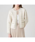 【アナイ/ANAYI】のノットツイードエジング カーディガン 人気、トレンドファッション・服の通販 founy(ファニー) ファッション Fashion レディースファッション Fashion for Women トップス・カットソー Cut & Sew Tops カーディガン・羽織り Layered Style Cardigans カーディガン Cardigan, Knitwear ジャケット Jacket, Outerwear スプリング Spring, Spring Collection スマート Smart, Elegant ツイード Twill, Twill Weave フロント Front, Front Design 再入荷 Restock / Back in Stock thumbnail beige|ID: prp329100004824111 ipo3291000000035082275