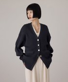 【アダム エ ロペ/ADAM ET ROPE'】の【サステナブル】フォルムリブカーディガン 人気、トレンドファッション・服の通販 founy(ファニー) ファッション Fashion レディースファッション Fashion for Women トップス・カットソー Cut & Sew Tops カーディガン・羽織り Layered Style Cardigans オケージョン Occasion Wear カーディガン Cardigan, Knitwear ジャケット Jacket, Outerwear ストレッチ Stretch, Stretchy Fabric スリット Slit, Slit Detail セットアップ Set-Up, Coordinated Outfit センター Center, Center Line タイトスカート Pencil Skirt, Tight Skirt フロント Front, Front Design ポケット Pocket, Pocket Detail おすすめ Recommended / Our Picks 2026年 2026 thumbnail ネイビー(40)|ID: prp329100004824113 ipo3291000000035082282