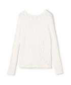 【トゥモローランド/TOMORROWLAND】のコットンナイロンレース クルーネックプルオーバー 人気、トレンドファッション・服の通販 founy(ファニー) ファッション Fashion レディースファッション Fashion for Women トップス・カットソー Cut & Sew Tops カジュアルプルオーバー・ニットトップス Pullovers & Knit Tops / Casual Pullovers おすすめ Recommended / Our Picks インナー Innerwear コンパクト Compact, Small Size フィット Fit, Slim Fit レース Lace, Lace Fabric thumbnail 11 ホワイト|ID: prp329100004824129 ipo3291000000035082402