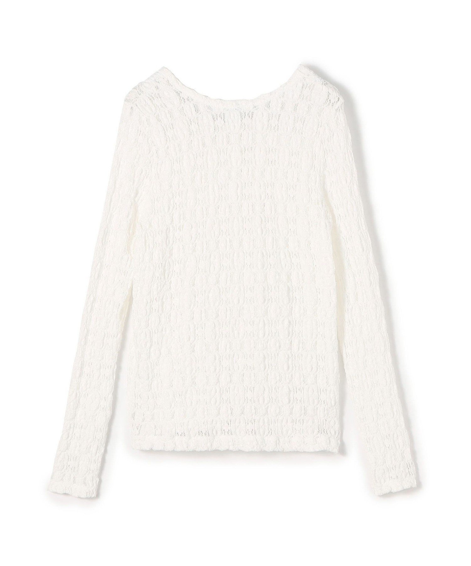 【トゥモローランド/TOMORROWLAND】のコットンナイロンレース クルーネックプルオーバー インテリア・キッズ・メンズ・レディースファッション・服の通販 founy(ファニー) 　ファッション　Fashion　レディースファッション　Fashion for Women　トップス・カットソー　Cut & Sew Tops　カジュアルプルオーバー・ニットトップス　Pullovers & Knit Tops / Casual Pullovers　おすすめ　Recommended / Our Picks　インナー　Innerwear　コンパクト　Compact, Small Size　フィット　Fit, Slim Fit　レース　Lace, Lace Fabric　11 ホワイト|ID: prp329100004824129 ipo3291000000035082402