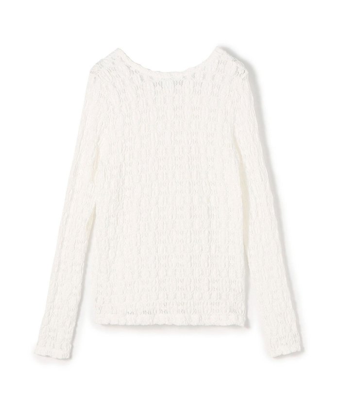 【トゥモローランド/TOMORROWLAND】のコットンナイロンレース クルーネックプルオーバー インテリア・キッズ・メンズ・レディースファッション・服の通販 founy(ファニー) https://founy.com/ ファッション Fashion レディースファッション Fashion for Women トップス・カットソー Cut & Sew Tops カジュアルプルオーバー・ニットトップス Pullovers & Knit Tops / Casual Pullovers おすすめ Recommended / Our Picks インナー Innerwear コンパクト Compact, Small Size フィット Fit, Slim Fit レース Lace, Lace Fabric |ID: prp329100004824129 ipo3291000000035123500