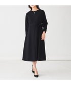 【アンタイトル/UNTITLED】の【日本製/きれい目/ベルト付】ミルドジャージワンピース ネイビー|ID: prp329100004824137 ipo3291000000035082520