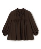 【トゥモローランド/TOMORROWLAND】のシアートロピカル ボリュームギャザーブラウス 49 ブラウン|ID: prp329100004824140 ipo3291000000035121672