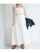 【リリーブラウン/Lily Brown】のティアードフリルキャミワンピース 人気、トレンドファッション・服の通販 founy(ファニー) ファッション Fashion レディースファッション Fashion for Women ワンピース Dresses キャミソールワンピース Camisole Dresses おすすめ Recommended / Our Picks シアー Sheer, See-Through ジャケット Jacket, Outerwear スマート Smart, Elegant ティアードワンピース Tiered Dress, Flared Dress トレンド Trend, Trending Now ドッキング Docking, Mixed Material ブルゾン Blouson, Bomber Jacket 透かし Cut-Out, Lacework thumbnail WHT[001]|ID: prp329100004824142 ipo3291000000035082559