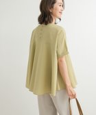 【アーバンリサーチ ドアーズ/URBAN RESEARCH DOORS】のフレア切替えブラウス 人気、トレンドファッション・服の通販 founy(ファニー) ファッション Fashion レディースファッション Fashion for Women トップス・カットソー Cut & Sew Tops シャツ・ブラウス・オフィスカジュアル Elegant Blouses & Button-Ups イエロー Yellow 秋 Autumn サッカー Seersucker, Summer Fabric シンプル Simple, Minimal ストレート Straight, Straight Cut スラックス Slacks, Dress Pants デニム Denim, Jeans Material フレア Flare, Flared リラックス Relax, Relaxed Fit ワイド Wide, Wide Fit S/S・春夏 SS, Spring/Summer, Warm Season 夏 Summer エレガント 上品 Elegant 2025年 2025 2025春夏・S/S Spring/Summer 2025 SS25 thumbnail PISTACHIO|ID: prp329100004824154 ipo3291000000035082735