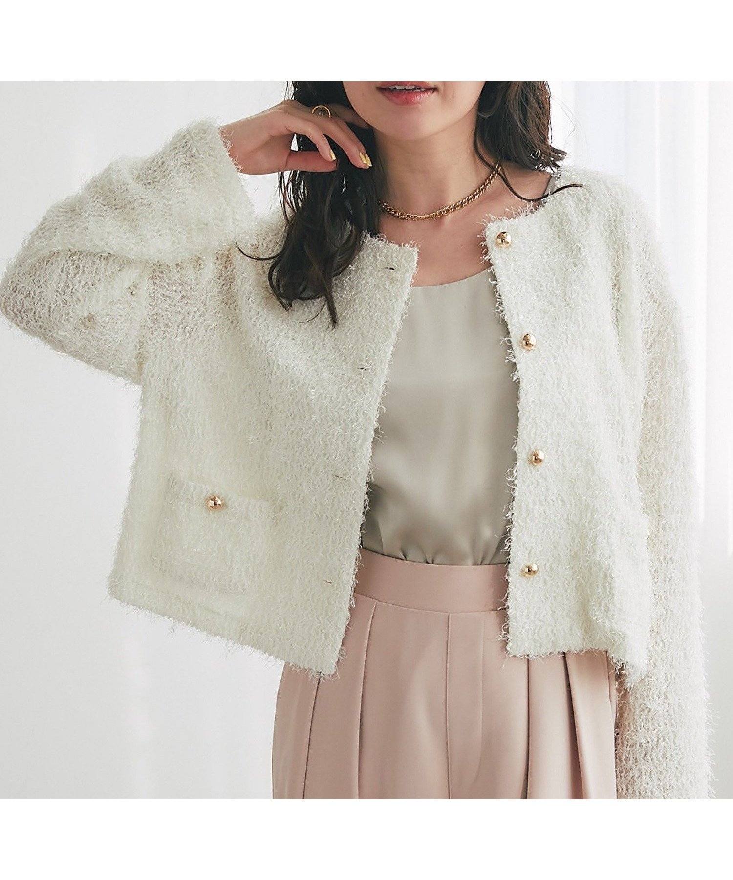 【ラブティックボンボン/La boutique BonBon】の【やわらかくて着心地◎】フェザーカットソージャケットカーデ 人気、トレンドファッション・服の通販 founy(ファニー) 　ファッション　Fashion　レディースファッション　Fashion for Women　アウター　Coat / Outerwear Collection　レディースジャケット・軽アウター　Jackets　おすすめ　Recommended / Our Picks　カーディガン　Cardigan, Knitwear　コンパクト　Compact, Small Size　シンプル　Simple, Minimal　デニム　Denim, Jeans Material　フェザー　Feather, Feather Detail　フロント　Front, Front Design　ボトム　Bottoms, Lower Wear　エレガント 上品　Elegant　 other-1|ID: prp329100004824174 ipo3291000000035082984