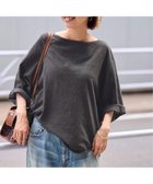 【フレームワーク/FRAMeWORK】のトップニュアンスTee 人気、トレンドファッション・服の通販 founy(ファニー) ファッション Fashion レディースファッション Fashion for Women カットソー Cut and Sewn Top スリーブ Sleeve, Long Sleeve / Short Sleeve セットアップ Set-Up, Coordinated Outfit ハーフ Half, Half-Length パターン Pattern, Design Print フォルム Silhouette, Form ルーズ Loose, Oversized thumbnail グレー|ID: prp329100004824181 ipo3291000000035083059