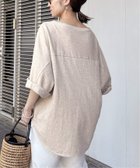 【フレームワーク/FRAMeWORK】のトップニュアンスTee 人気、トレンドファッション・服の通販 founy(ファニー) ファッション Fashion レディースファッション Fashion for Women カットソー Cut and Sewn Top スリーブ Sleeve, Long Sleeve / Short Sleeve セットアップ Set-Up, Coordinated Outfit ハーフ Half, Half-Length パターン Pattern, Design Print フォルム Silhouette, Form ルーズ Loose, Oversized thumbnail ベージュ|ID: prp329100004824181 ipo3291000000035083061