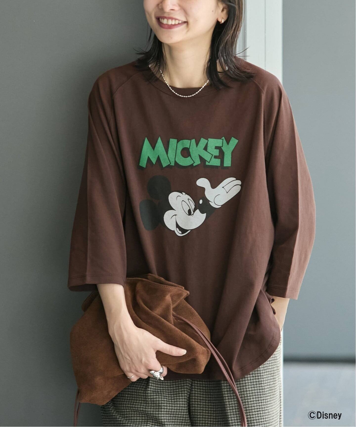【ジャーナルスタンダード/JOURNAL STANDARD】の【一部店舗+WEB限定】MICKEY / JSラグランTEE インテリア・キッズ・メンズ・レディースファッション・服の通販 founy(ファニー) 　ファッション　Fashion　レディースファッション　Fashion for Women　グラフィック　Graphic, Graphic Design　2025年　2025　2025-2026秋冬・A/W　Autumn/Winter 2025–26 AW25–26　ブラウン|ID: prp329100004824205 ipo3291000000035083285